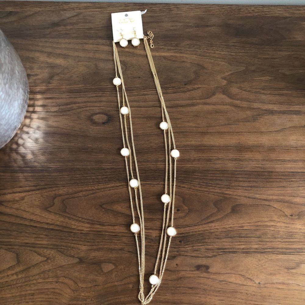 Brand New Necklace and Earrings Costume